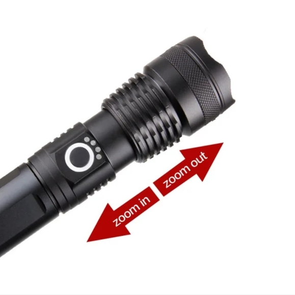 Flashlight Rechargeable Tactical 1200 Lumens 6000K daylight - Picture 3 of 11